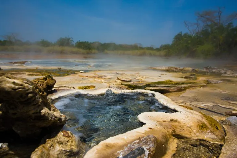 Heiße Quellen im Semuliki-Nationalpark, Uganda